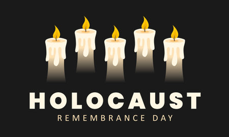 International Holocaust Remembrance Day. January 27. Vector illustration.のイラスト素材