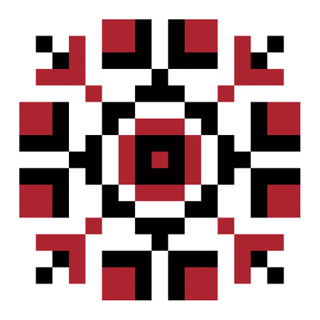 Ornament of Ukrainian embroidery. Vector illustration.のイラスト素材