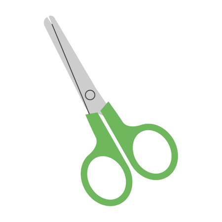 Scissors. School supplies. Vector illustration.のイラスト素材
