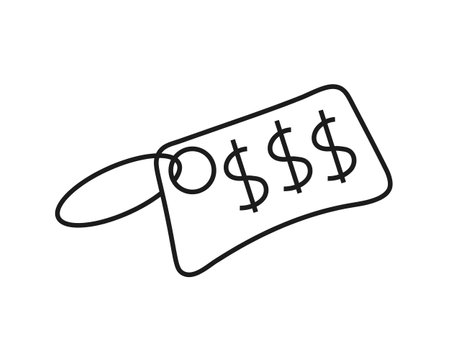 Price tag icon. Vector illustrationのイラスト素材