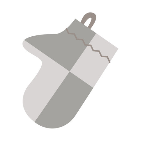 Woolen glove for sauna and bath. Essential for steam room rituals.のイラスト素材