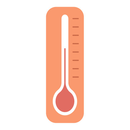 Vector illustration of a thermometer designed for sauna and bath use, ideal for monitoring temperatureのイラスト素材