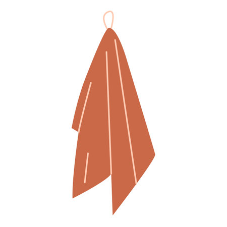 Bath towel. Bath and sauna towel.のイラスト素材