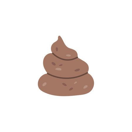 Vector illustrations of cat, dog, and human feces in various shapes and consistencies.のイラスト素材