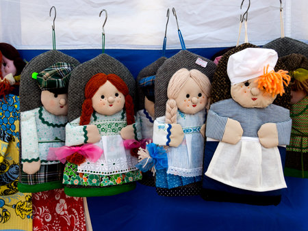 Murmansk, Russia - March 13, 2016:Potholders hot as the heroes of the Russian peopleのeditorial素材