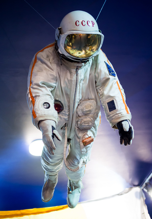 Saint-Petersburg, Russia - March 05, 2016:  Spacesuit, exhibit Space and Rocket Museum named after  Glushkoのeditorial素材
