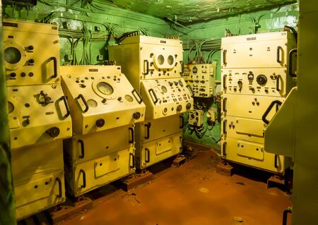 Novorossiysk, Russia - August 01, 2019: The radar roomのeditorial素材