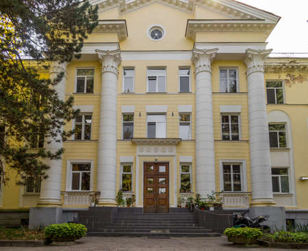 Nauchnyy, Russia - September 18, 2020: The main building of the Crimean Astrophysical Observatory. Crimeaのeditorial素材