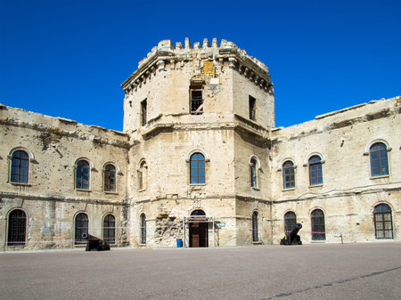 Corner tower of the Mikhailovskaya battery, Sevastopol, Crimea