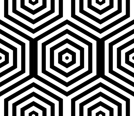 geometric polygon seamless pattern.Fashion graphic design.Vector illustration. Background design.Optical illusion 3D Modern stylish abstract texture. Template for print, textile, wrapping, decorationのイラスト素材