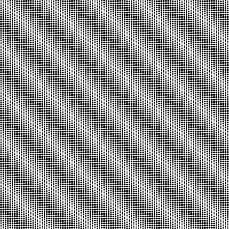 Black and white dotted seamless background. Geometric fashion graphic design. Vector illustration. Modern stylish abstract texture.Template for print, textile, wrapping and decorationのイラスト素材