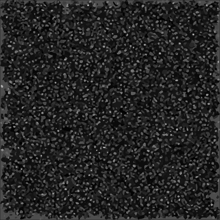 Black glitter texture. Detailed vector of glittering dust surface. Brilliant black background for a festive decoration. Twinkling glitter abstraction.のイラスト素材