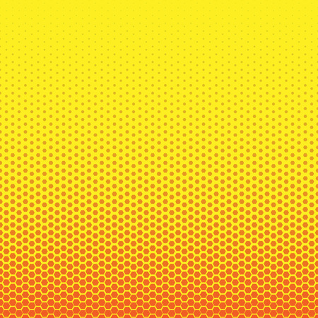 Abstract geometric black and white graphic halftone hexagon pattern. Honeycomb background. Vector illustration on mesh, lattice, tissue structure. Design element for prints, decoration, textileのイラスト素材
