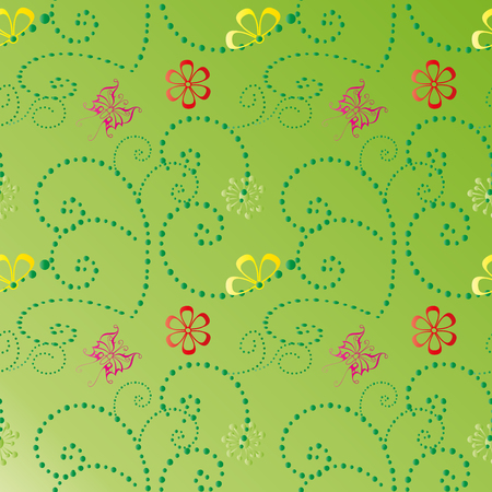 Flower geometric pattern. Fashion graphic. Background design. Modern stylish abstract texture.Template for prints, textile, wrapping and decoration, wallpaper. Vector illustration.のイラスト素材