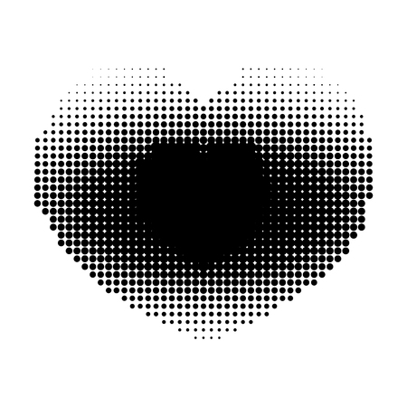 Abstract dotted background. Halftone effect. Vector texture. Modern background. Monochrome geometrical pattern. Strips of points. Black dots on white background.のイラスト素材
