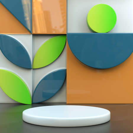 3D abstract premium look product stage background.の写真素材