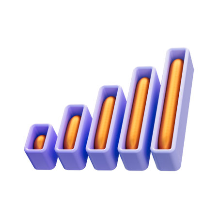 realistic glossy cartoon look network signal icon 3d render concept for mobile phone