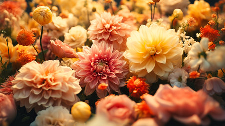 Time-lapse of Blooming Flowers in Symphonyの素材