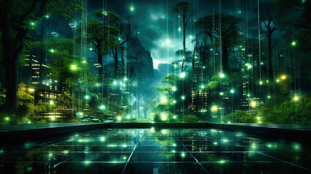 Urban data forests with server treesの素材