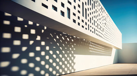 Subdued elegance of minimalist architectural details, illustrating the beauty in simplicityの素材