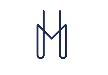 TYPOGRAPHY MODERN Letter LOGO DESIGN FOR YOUR BUSINESS.のイラスト素材