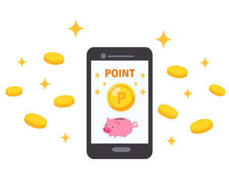 Shopping Pointsのイラスト素材