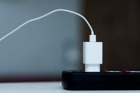 Smartphone charger in house