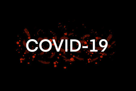 COVID-19, Coronavirus outbreak background conceptの写真素材