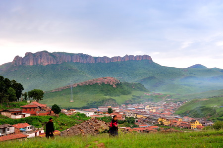 Langmusi sceneryのeditorial素材