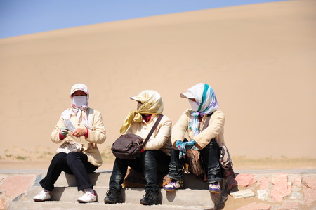 mingsha mountainのeditorial素材