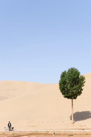 mingsha mountainのeditorial素材