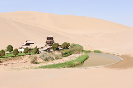 Dunhuang Crescent Lakeのeditorial素材