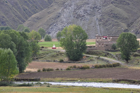 Xinduqiao sceneryのeditorial素材