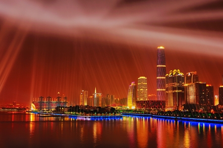 Guangzhou night viewのeditorial素材