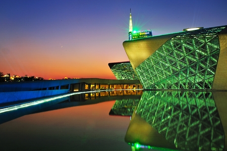 guangzhou opera houseのeditorial素材