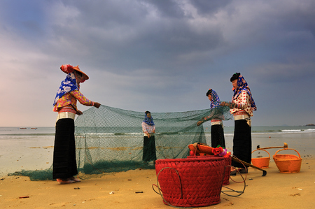 women in Hui Anのeditorial素材