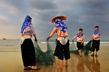 The fishing maidensのeditorial素材