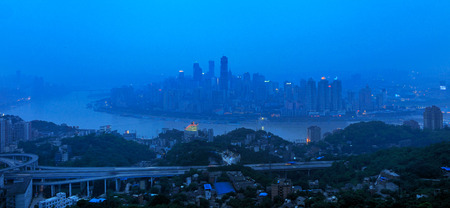 Chongqing night viewのeditorial素材