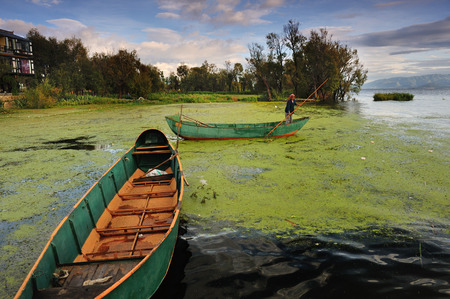 Erhai landscape viewのeditorial素材