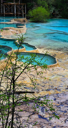 Huanglong Scenic and Historic Interest Areaの写真素材