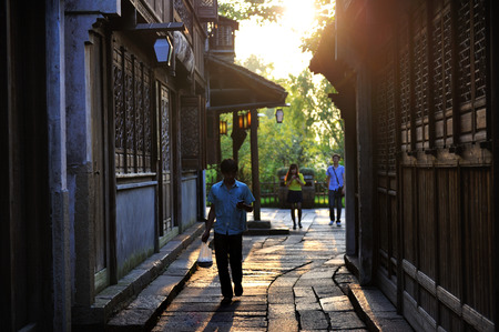 Wuzhen ancient townのeditorial素材