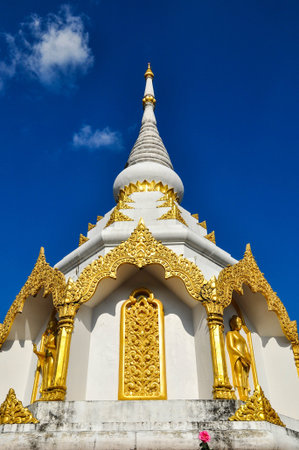 Pagoda in northeast of Thailandの写真素材