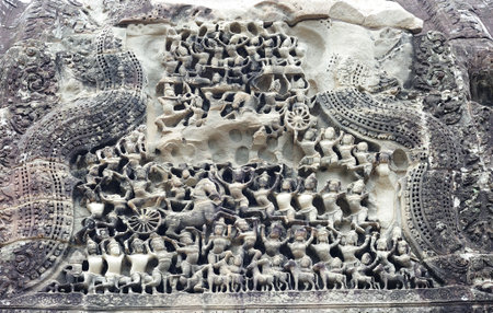 Angkor Wat is probably the biggest and the most famous temple in the world constructed in the 12th...