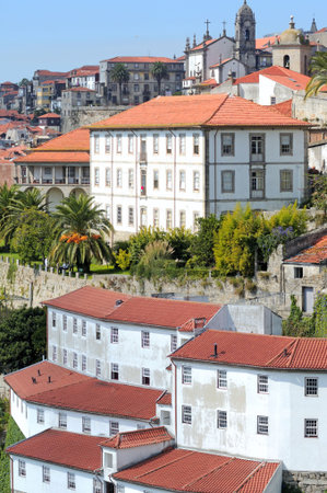 Portugal, Porto: Ribeira district; view of the ancient city; many restaurants are located in this...