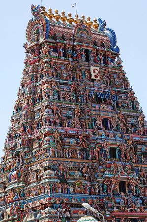 India Chennai: Indouist templeの写真素材