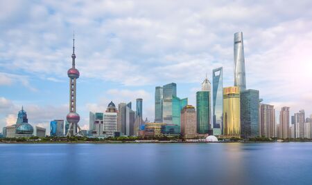 cityscape skyline concept backdropのeditorial素材