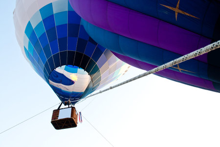 Hot Air Balloons racing in the sky