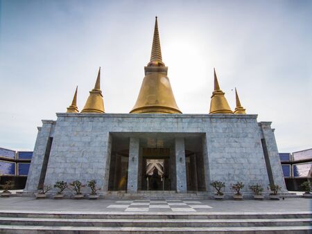 Nyanaves temple in Nakhon Pathom provice, Thailandのeditorial素材