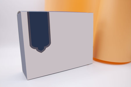 The packaging in the isolation in hue color