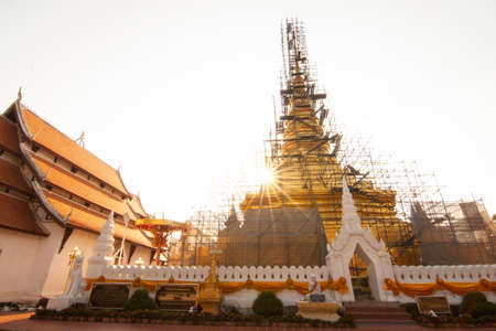 Thai temple in Nan privince. Thailandの写真素材